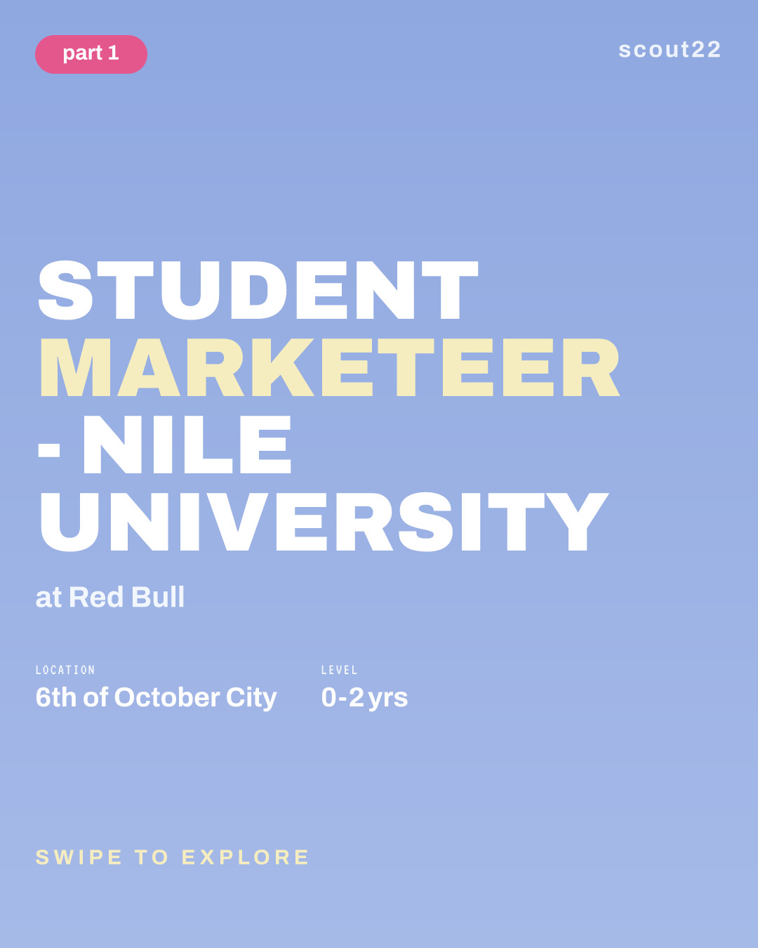 Student Marketeer - Nile University at Red Bull