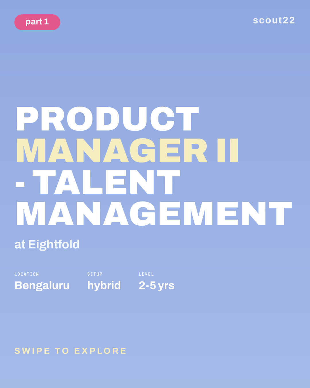 Product Manager II - Talent Management at Eightfold