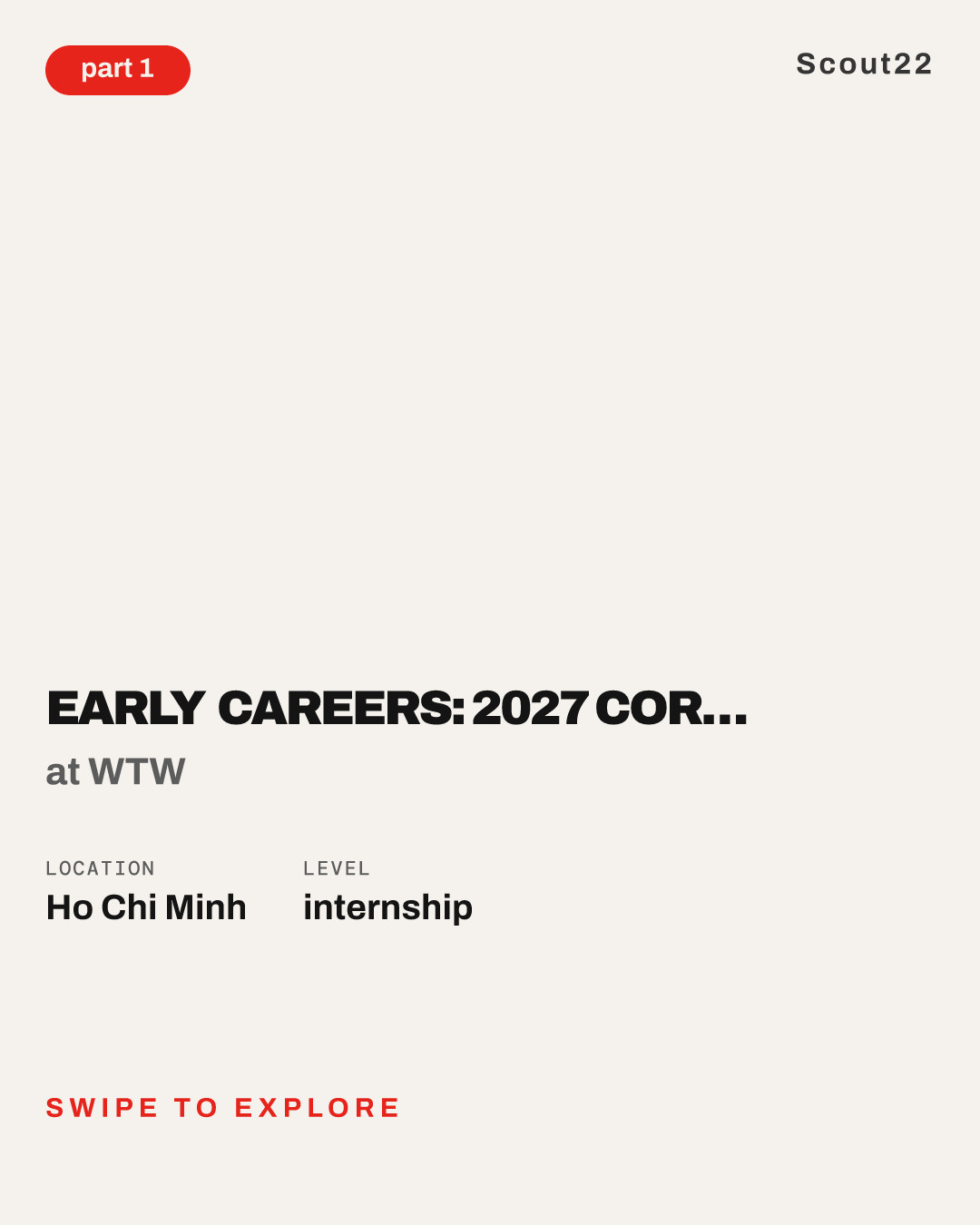 Early Careers: 2027 Corporate Risk and Broking – 5 month Intern Program Corporate Risk and Broking - Ho Chi Minh City at WTW