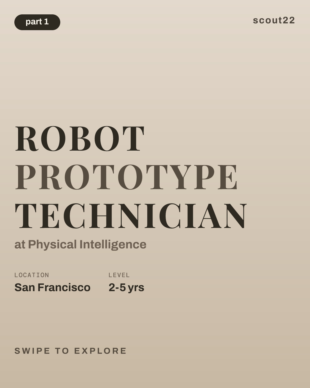 Robot Prototype Technician at Physical Intelligence