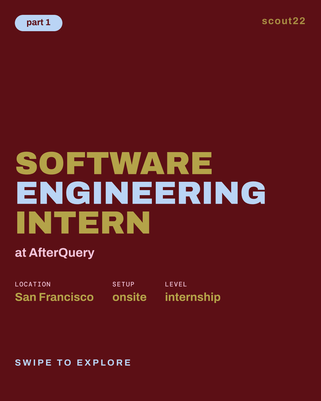 Software Engineering Intern at AfterQuery