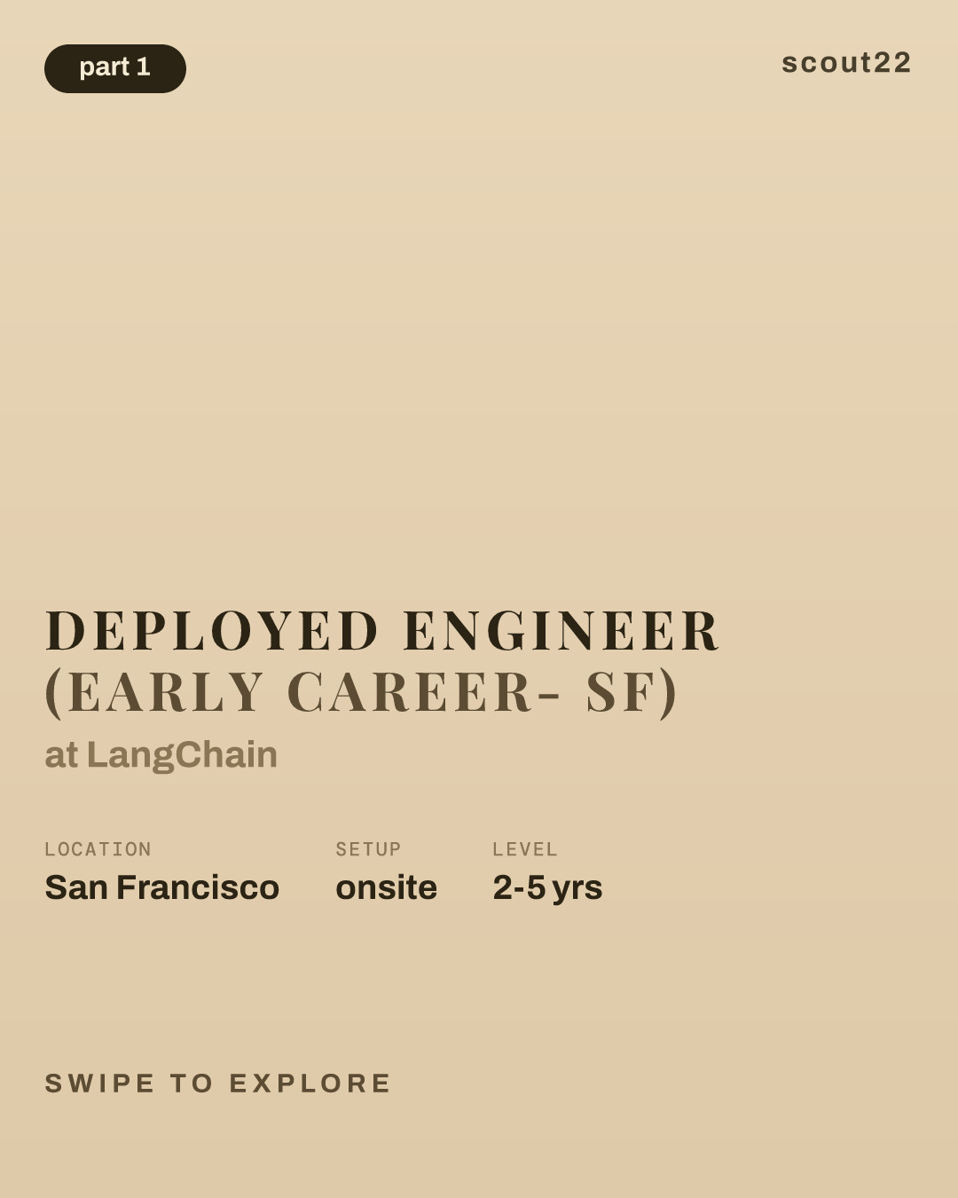 Deployed Engineer (Early Career- SF) at LangChain