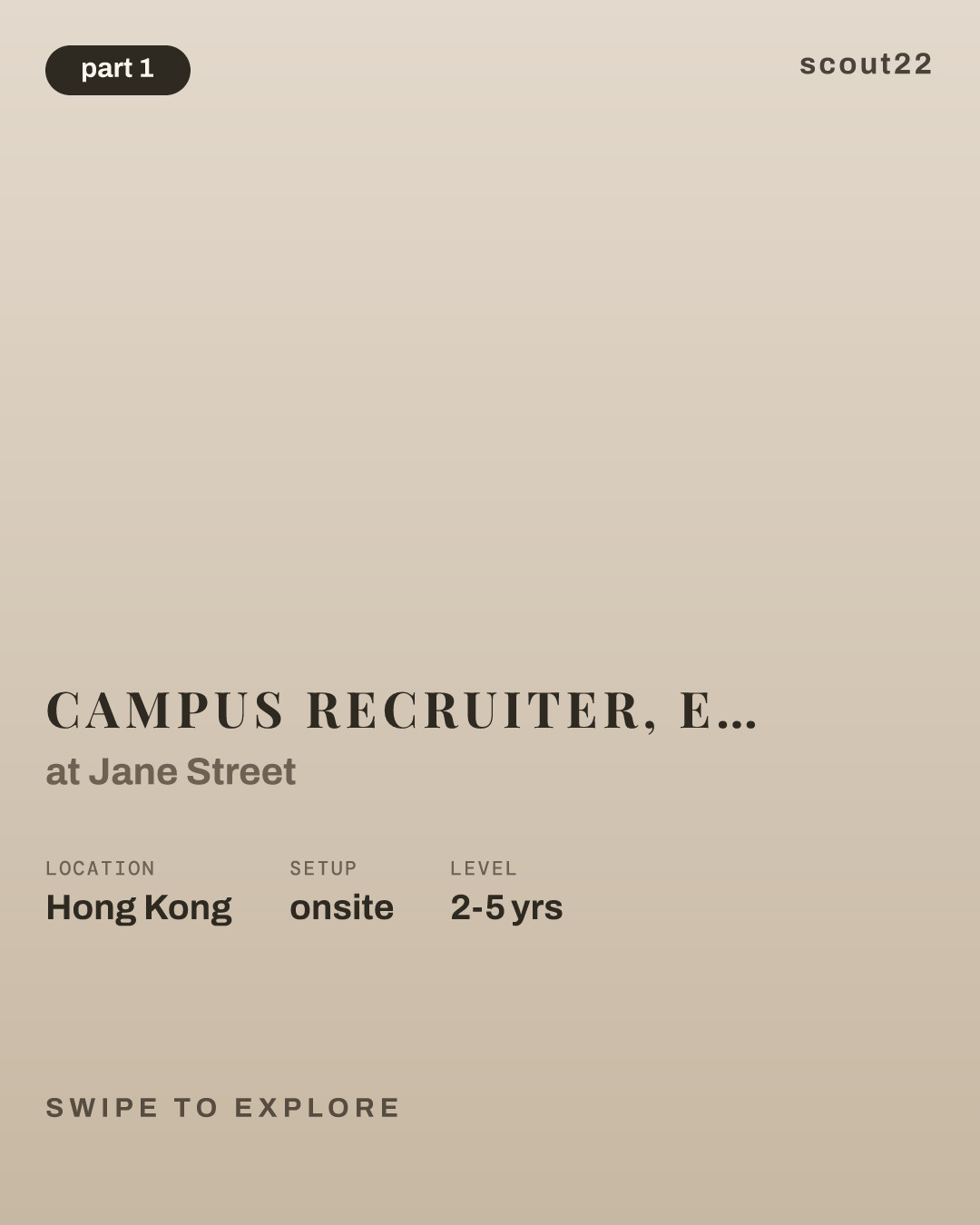 Campus Recruiter, Early Careers Partnerships & Initiatives at Jane Street