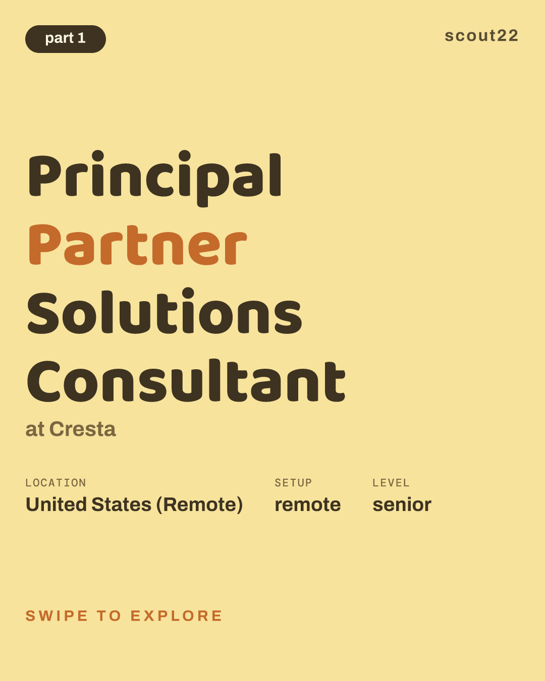 Principal Partner Solutions Consultant at Cresta