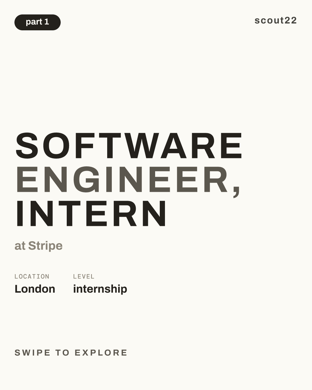 Software Engineer, Intern at Stripe
