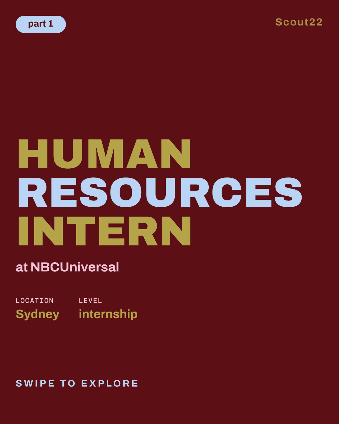 Human Resources Intern at NBCUniversal