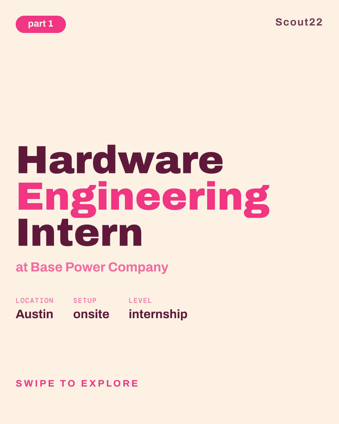 Hardware Engineering Intern at Base Power Company