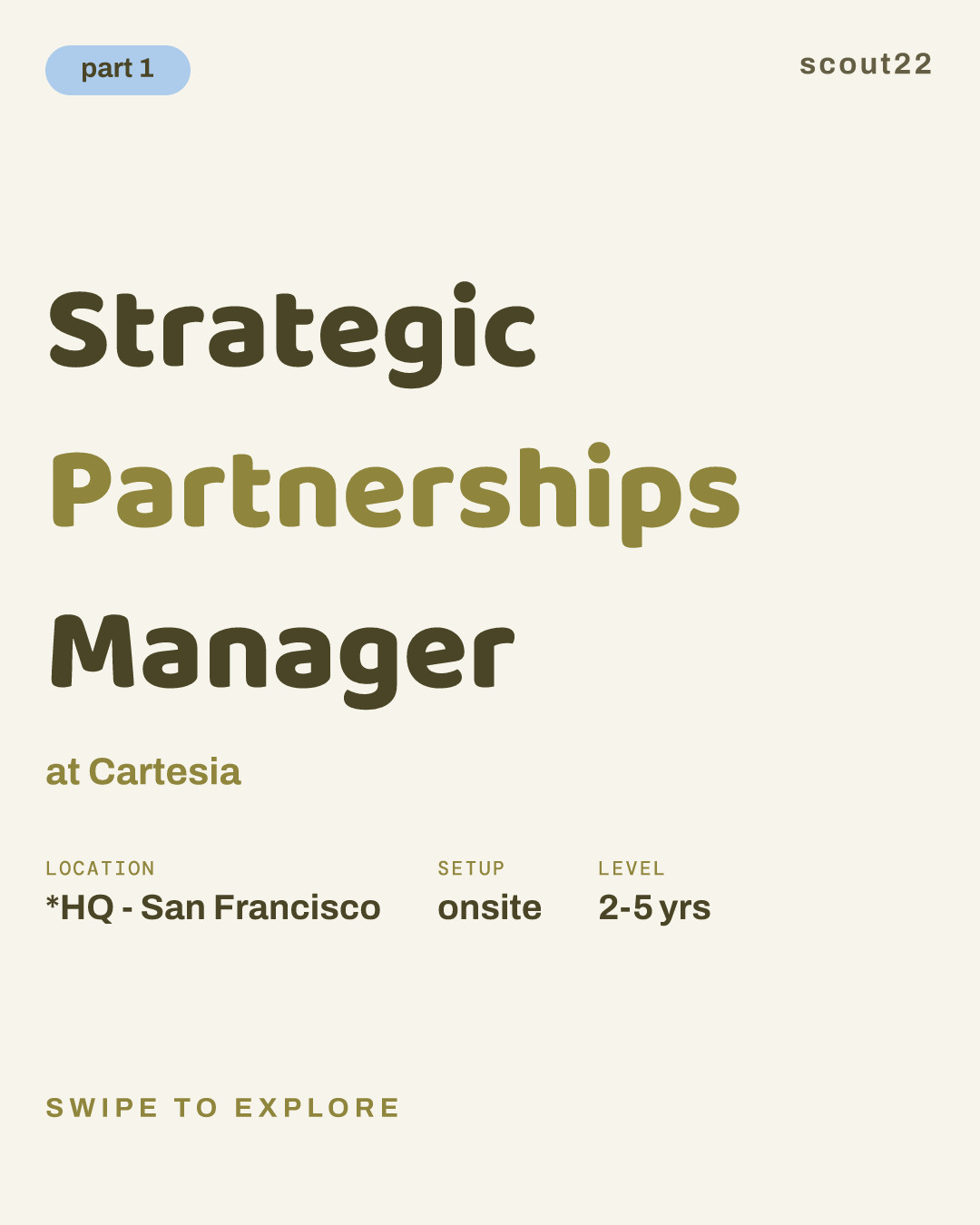 Strategic Partnerships Manager at Cartesia