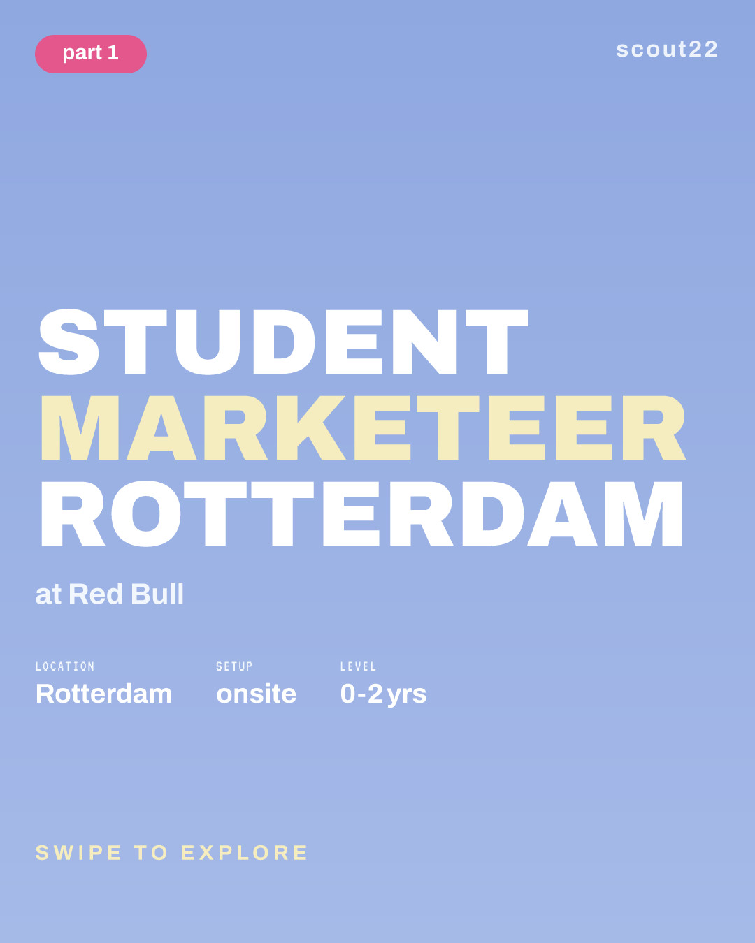 Student Marketeer Rotterdam at Red Bull