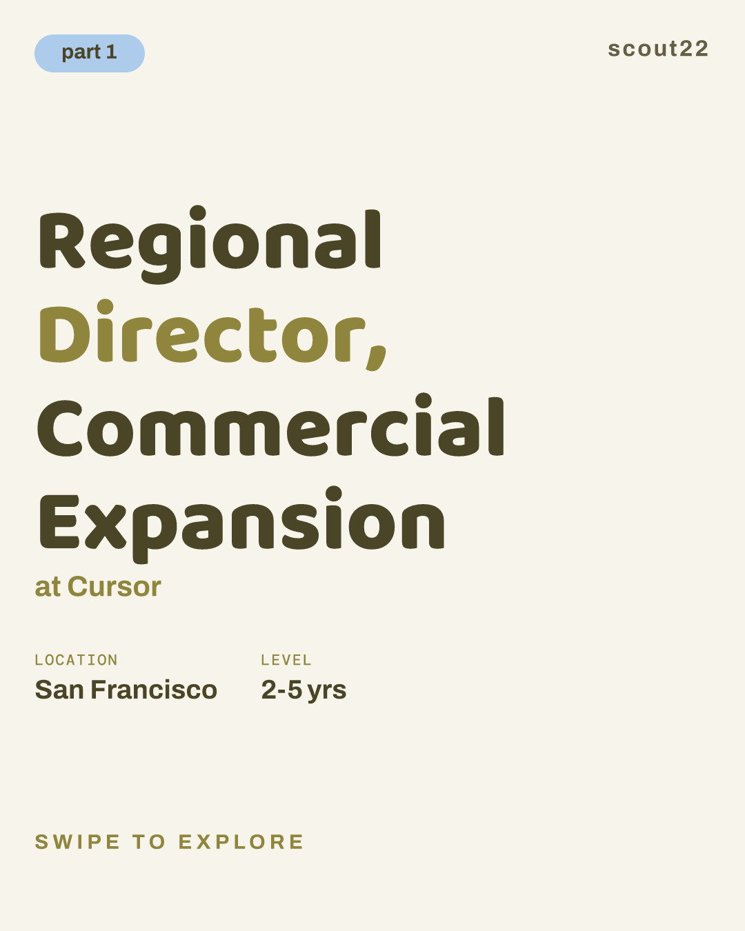 Regional Director, Commercial Expansion at Cursor