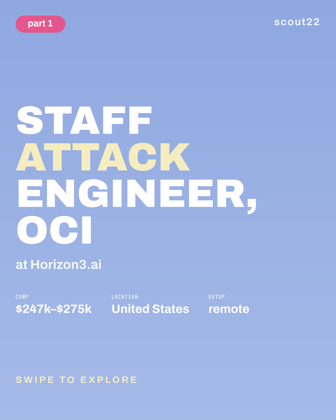 Staff Attack Engineer, OCI at Horizon3.ai