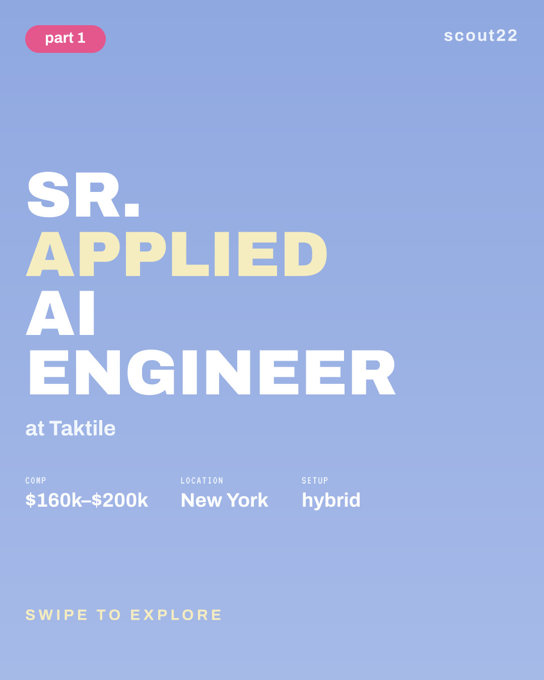 Sr. Applied AI Engineer at Taktile