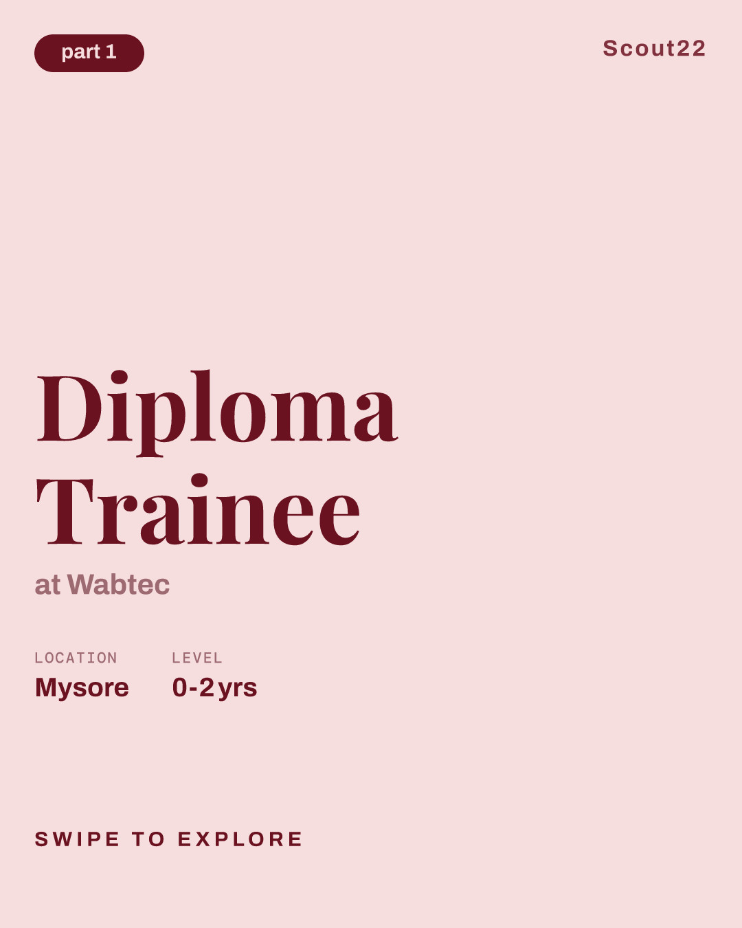 Diploma Trainee at Wabtec