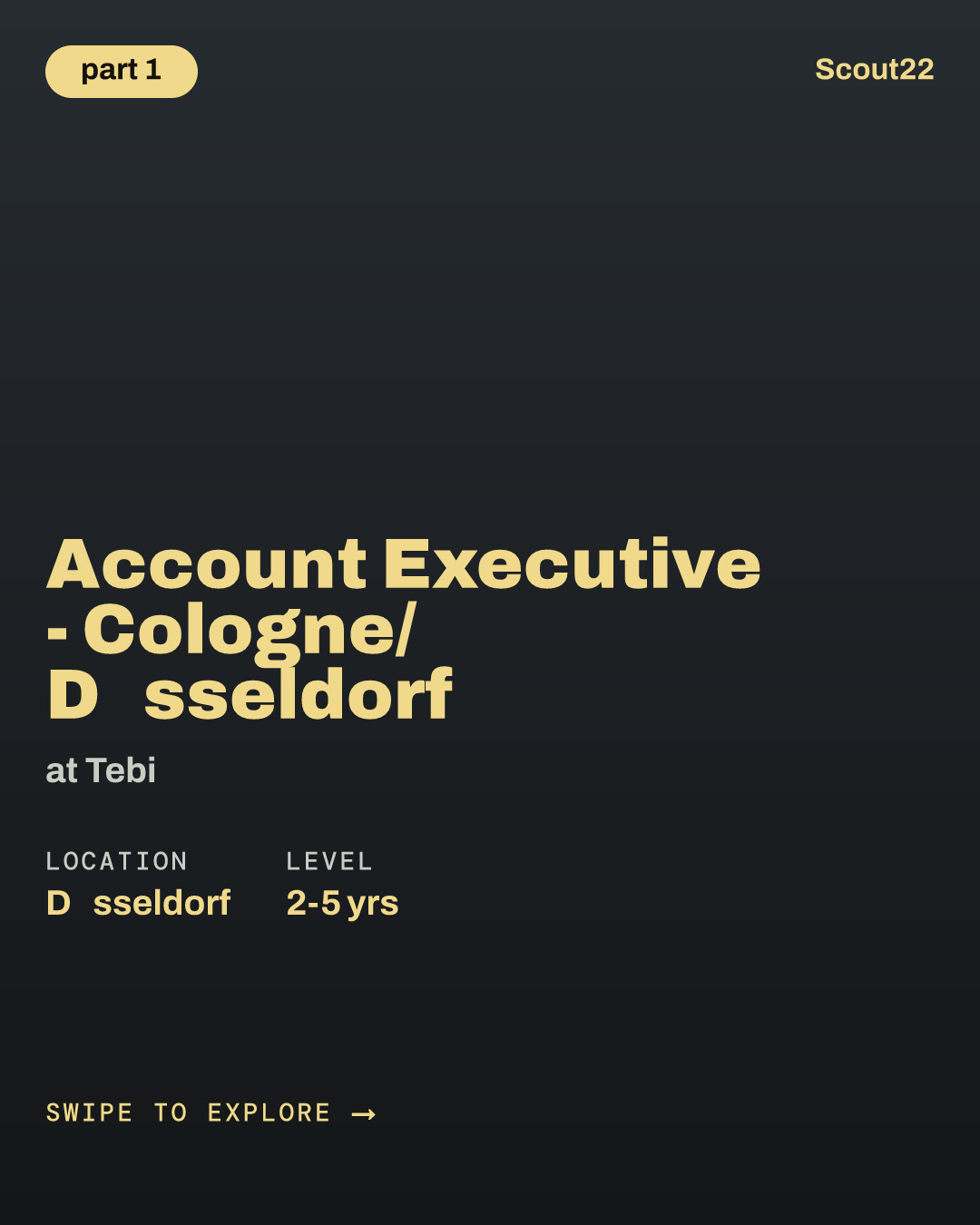 Account Executive - Cologne/ Düsseldorf at Tebi