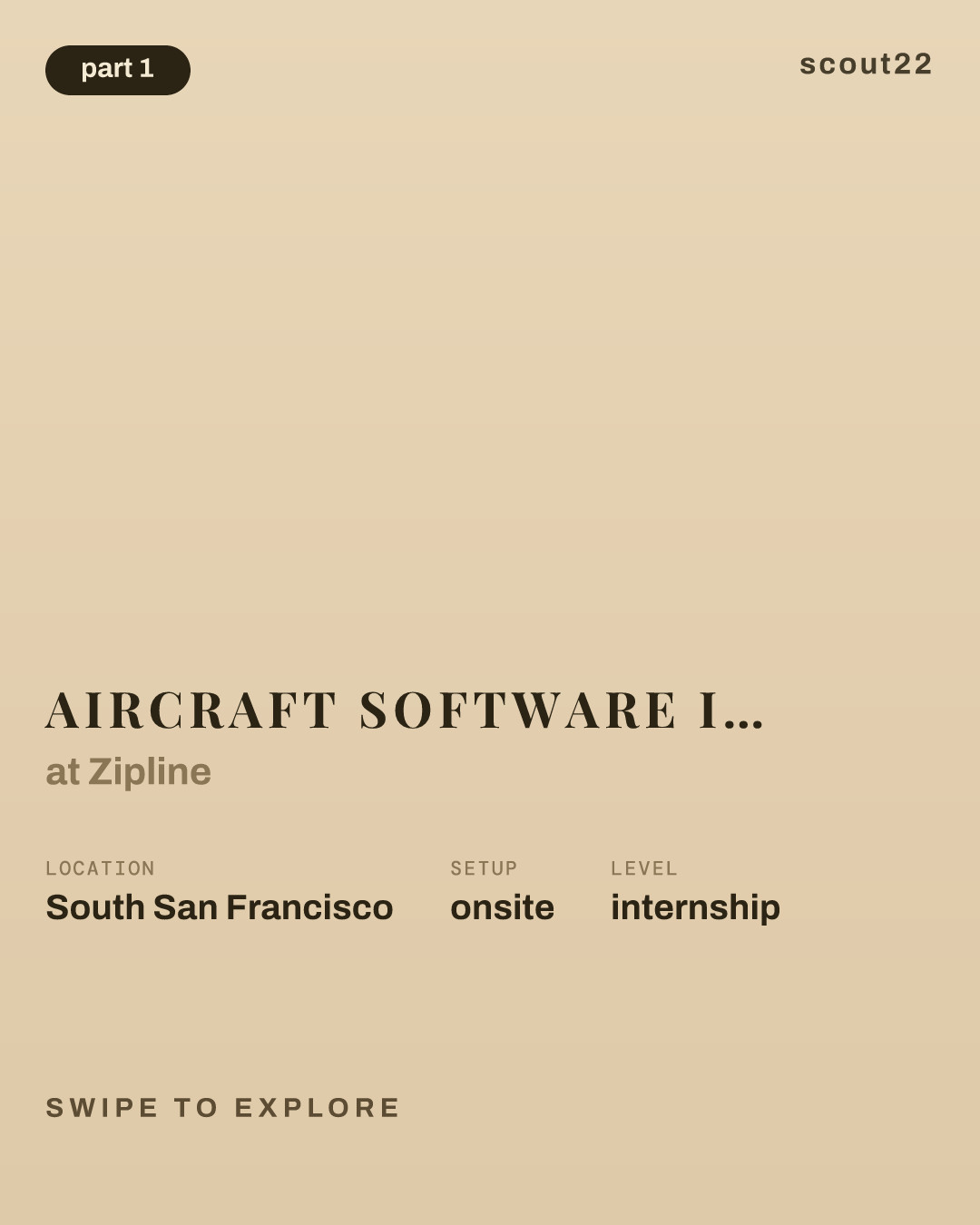 Aircraft Software Integration Intern (Summer 2027) at Zipline