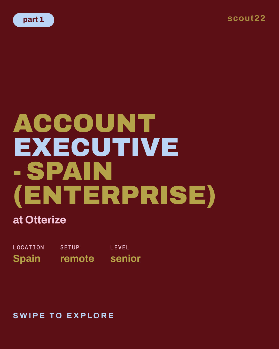 Account Executive - Spain (Enterprise) at Otterize