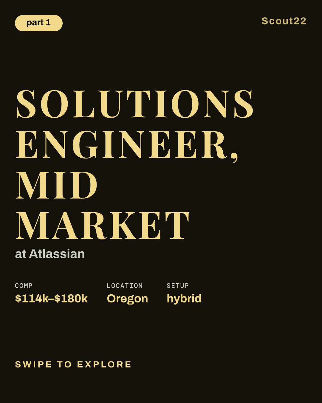 Solutions Engineer, Mid Market at Atlassian