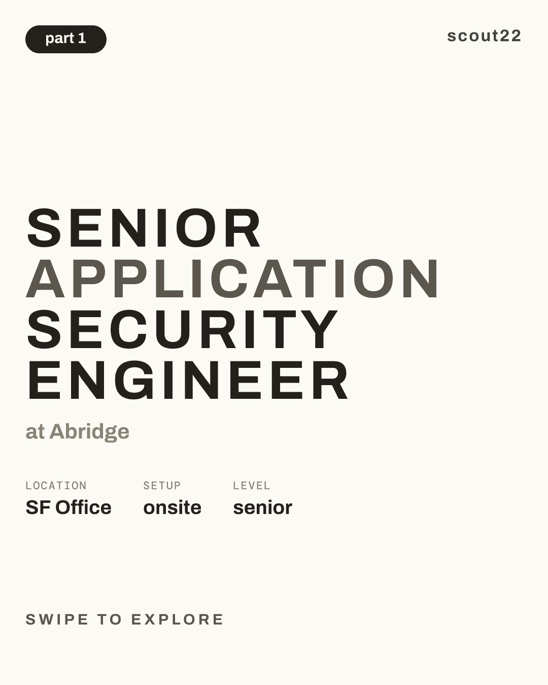 Senior Application Security Engineer at Abridge