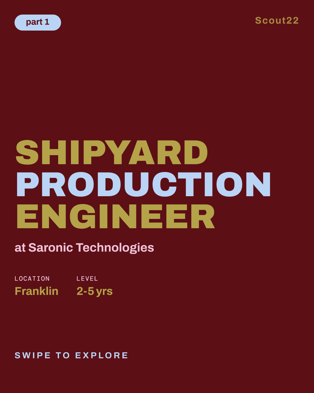 Shipyard Production Engineer at Saronic Technologies