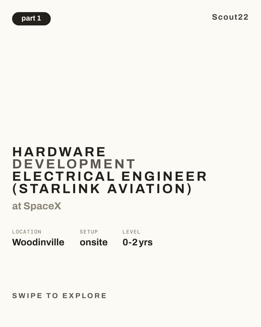 Hardware Development Electrical Engineer (Starlink Aviation) at SpaceX