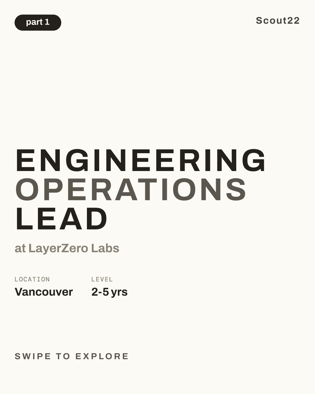 Engineering Operations Lead at LayerZero Labs