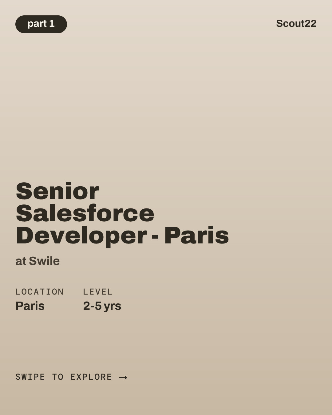 Senior Salesforce Developer - Paris at Swile