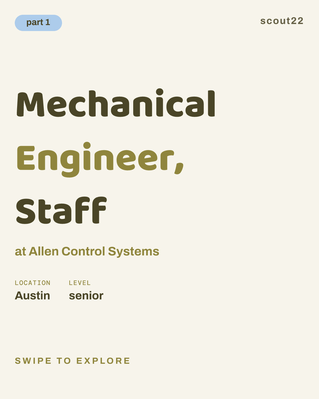 Mechanical Engineer, Staff at Allen Control Systems