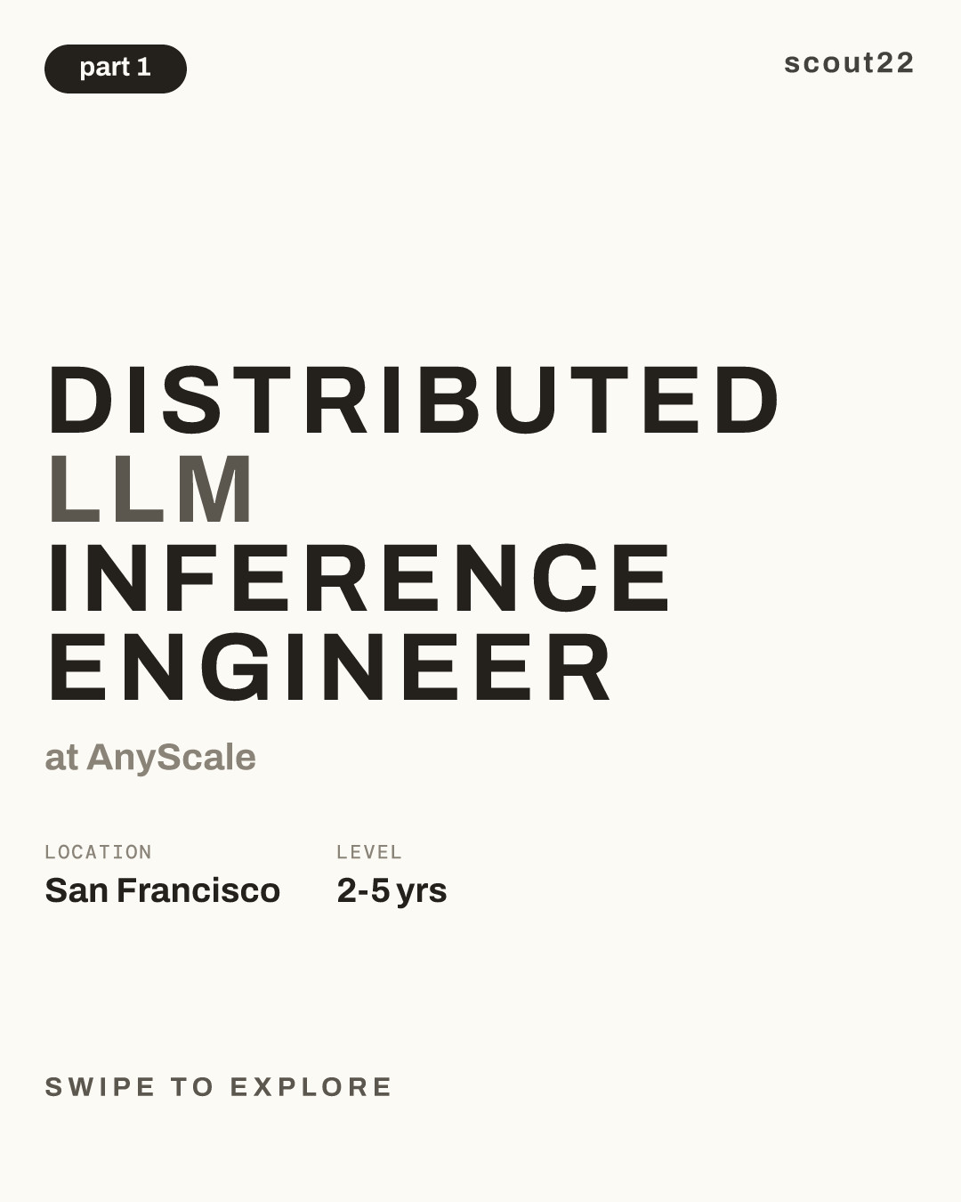 Distributed LLM Inference Engineer at AnyScale