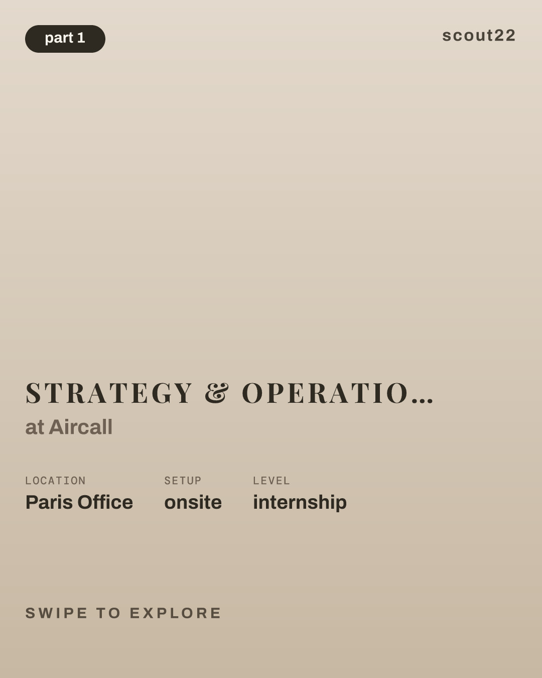 Strategy & Operations Intern — Office of the General Manager, Small Business at Aircall