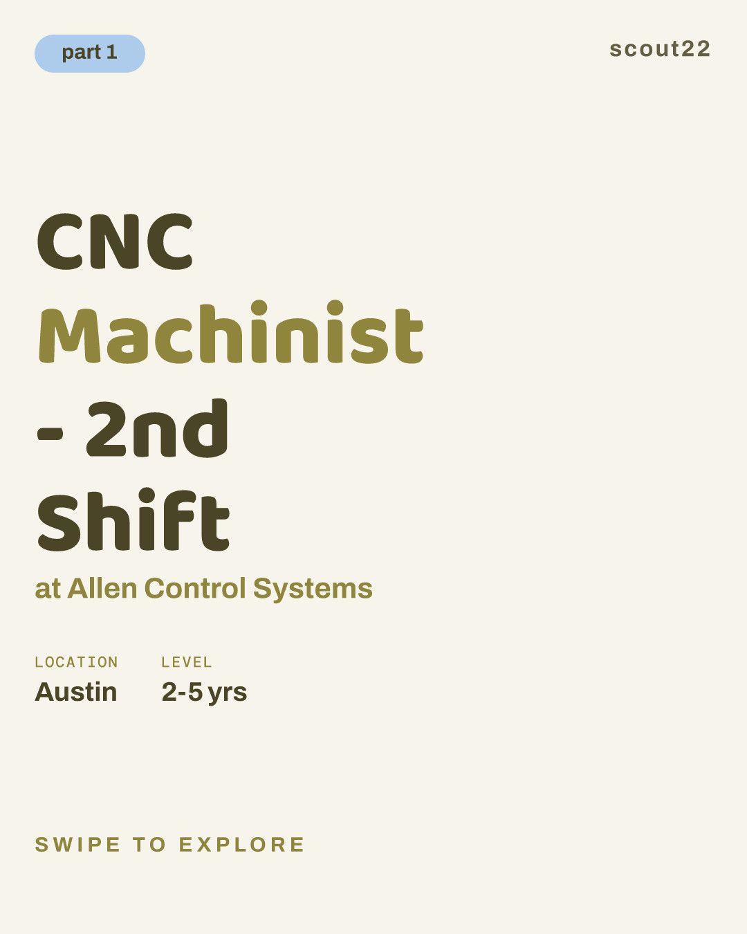 CNC Machinist - 2nd Shift at Allen Control Systems