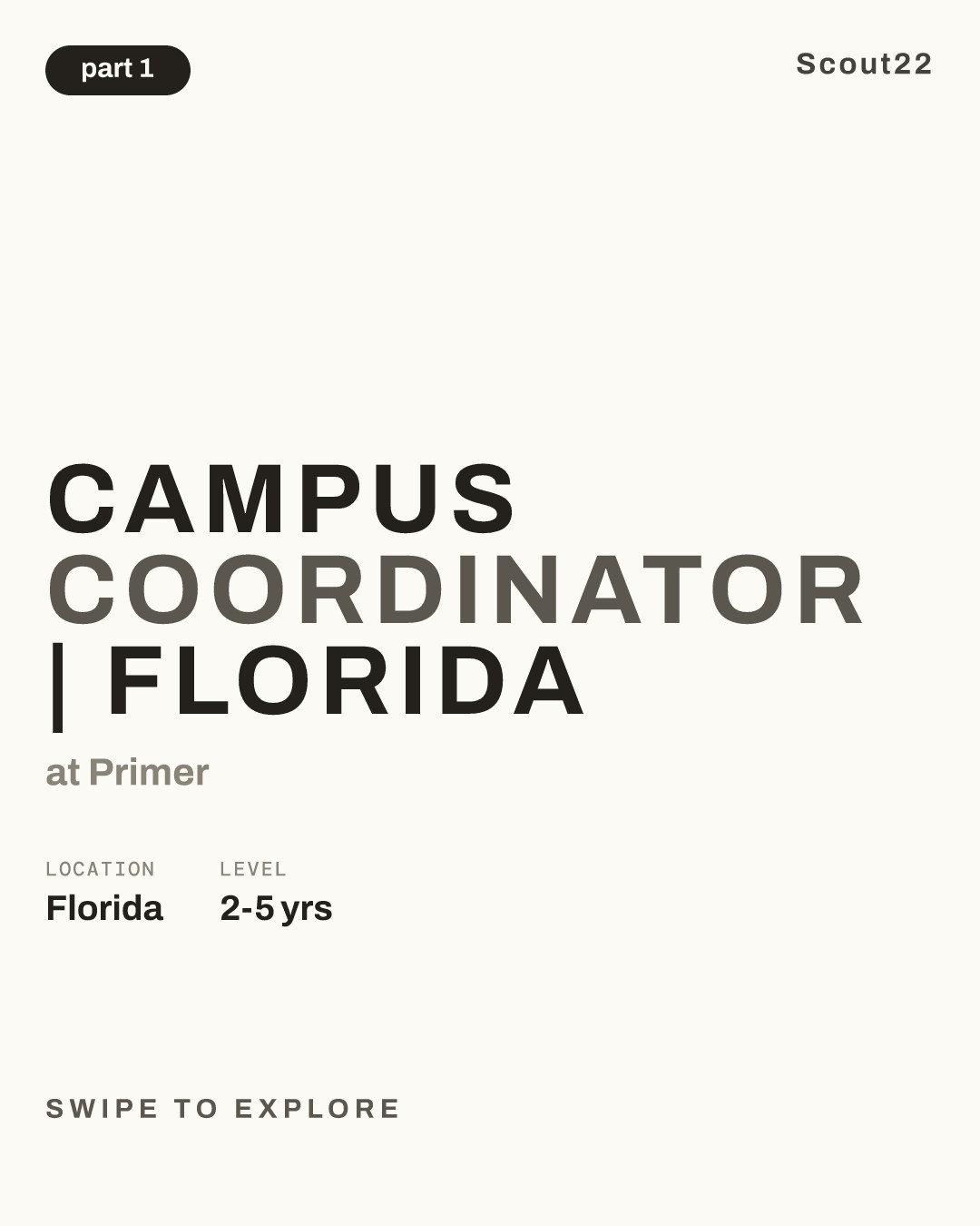 Campus Coordinator | Florida at Primer