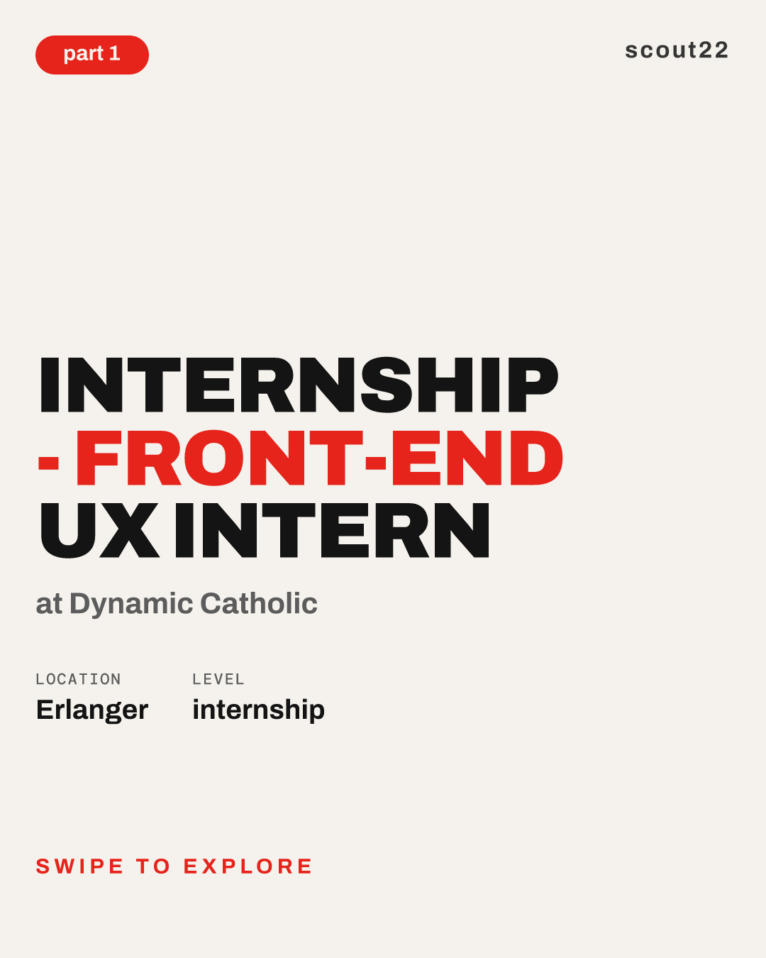 Internship - Front-End UX Intern at Dynamic Catholic