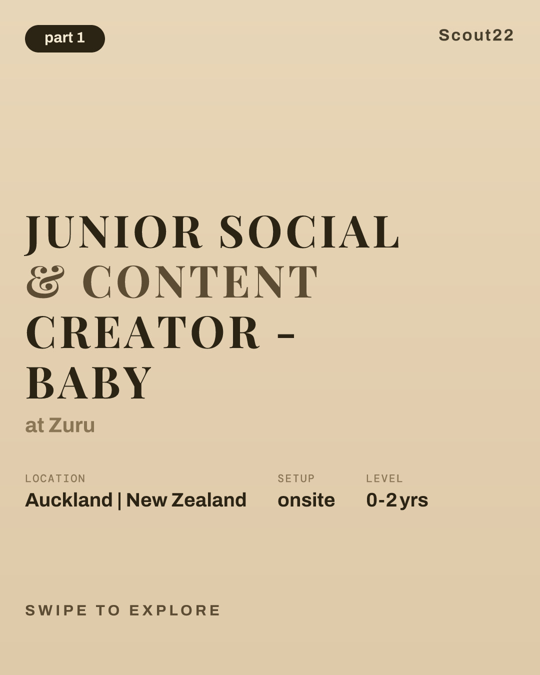 Junior Social & Content Creator - Baby at Zuru