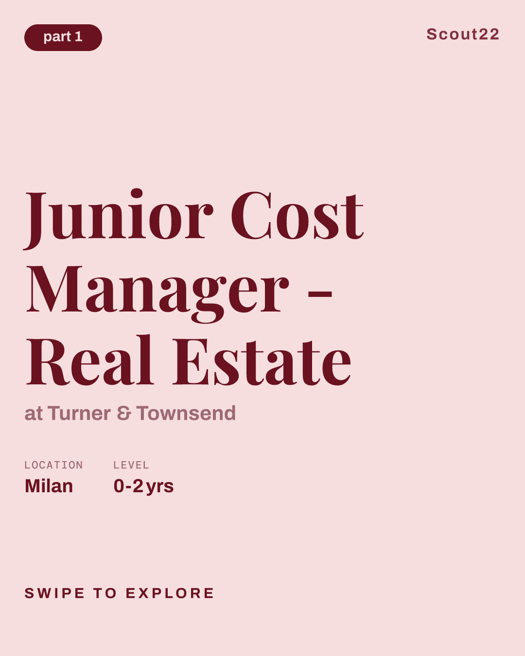Junior Cost Manager - Real Estate at Turner & Townsend