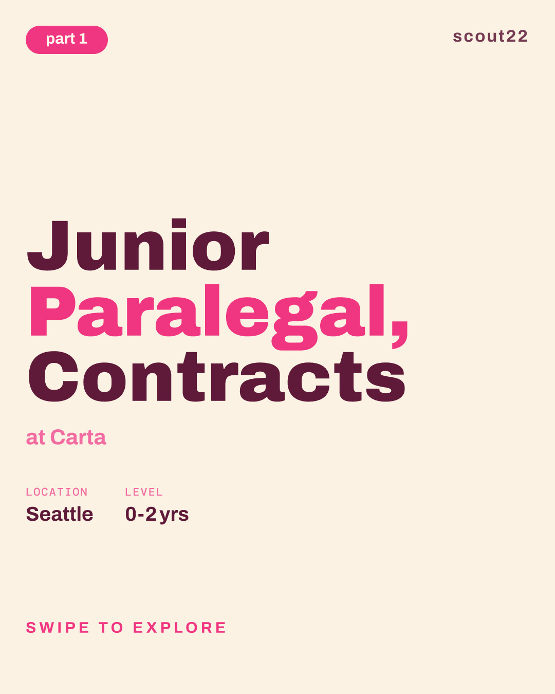 Junior Paralegal, Contracts at Carta