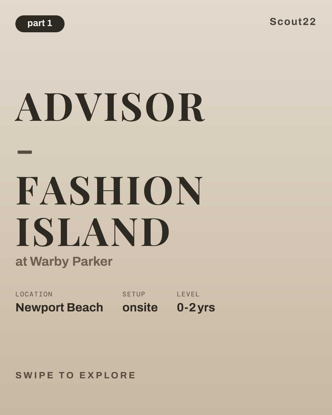 Advisor - Fashion Island at Warby Parker