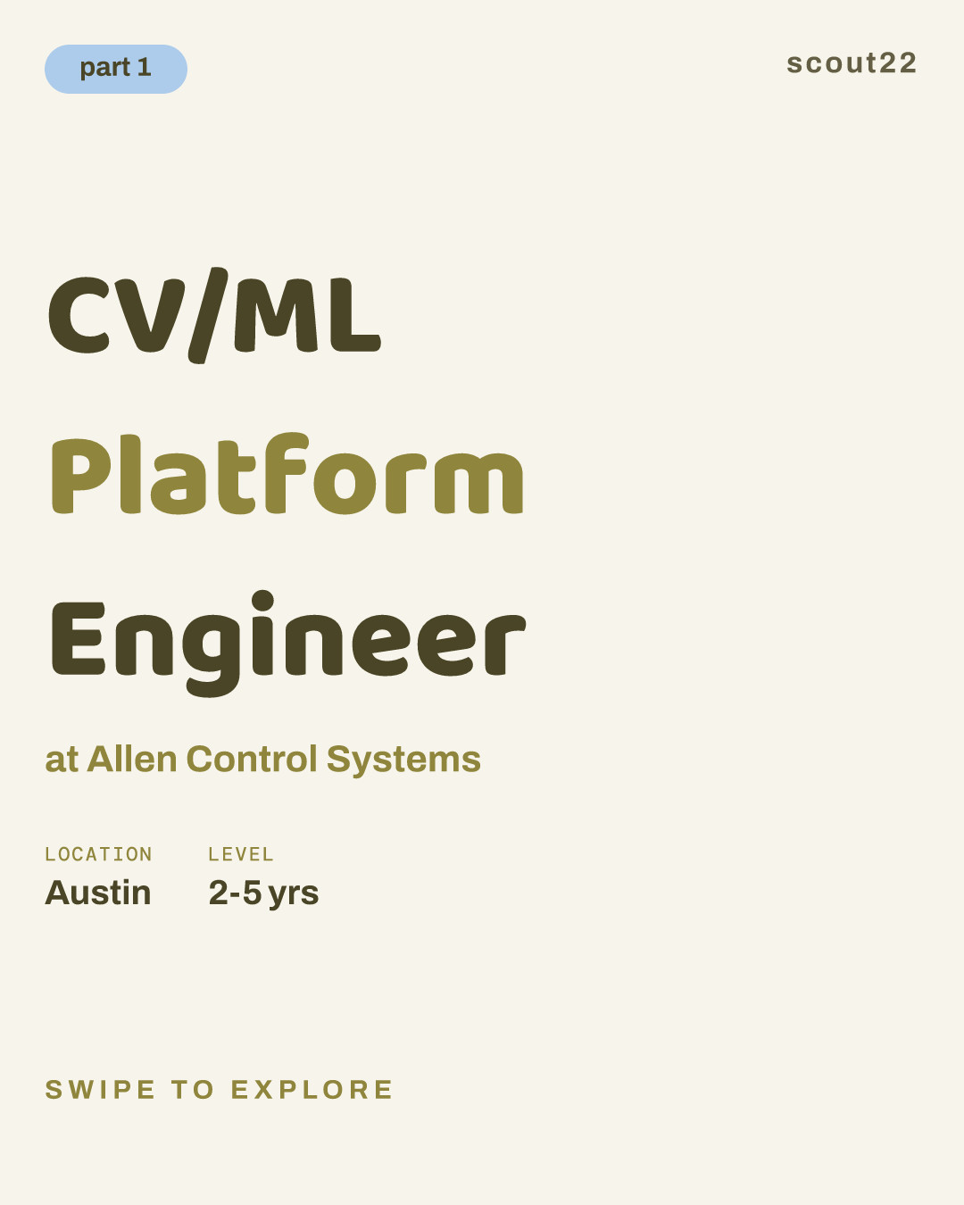 CV/ML Platform Engineer at Allen Control Systems