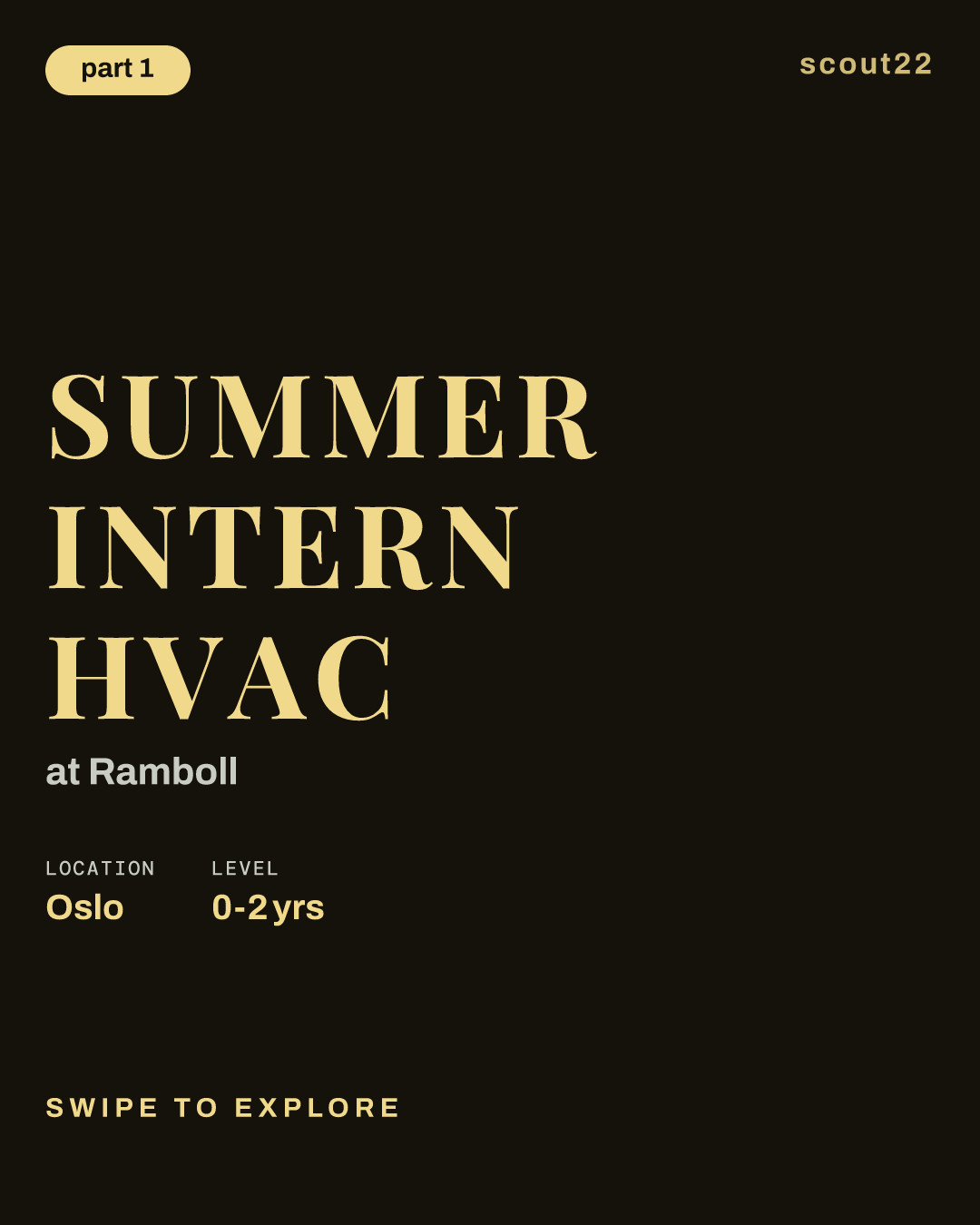 Summer Intern HVAC at Ramboll