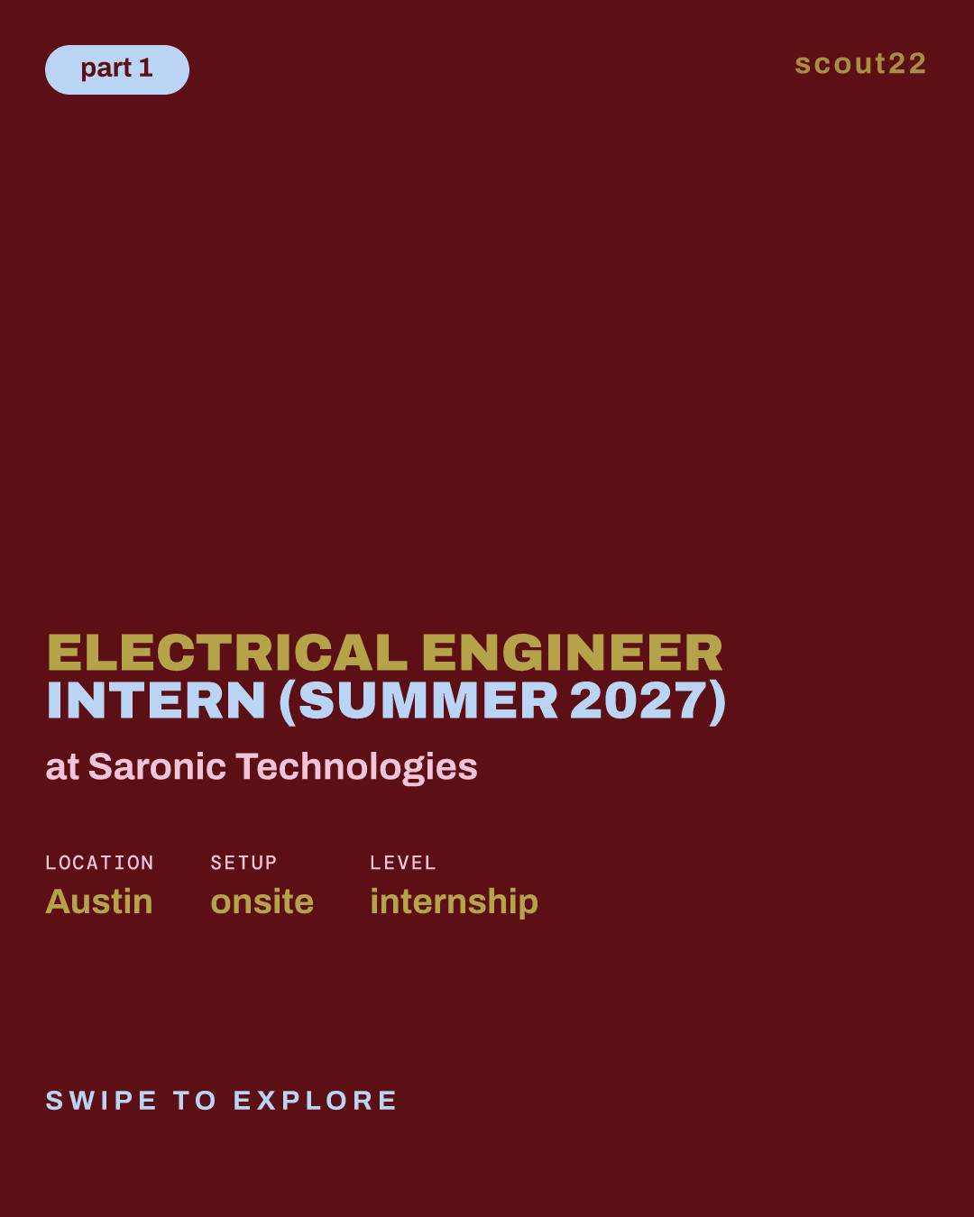 Electrical Engineer Intern (Summer 2027) at Saronic Technologies