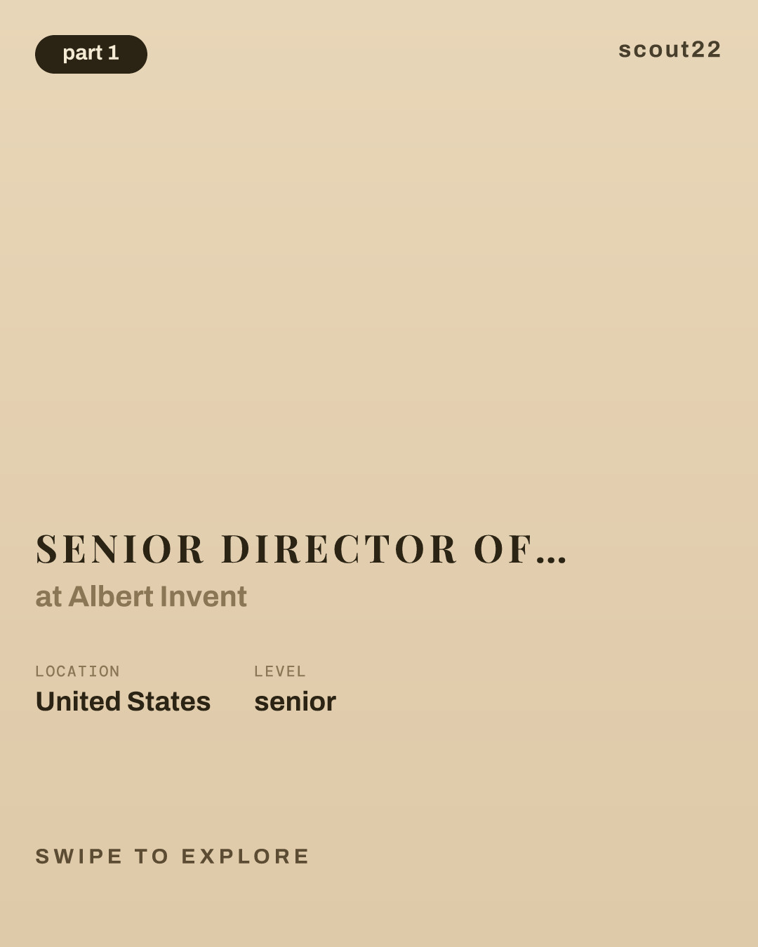 Senior Director of Solutions Engineering at Albert Invent