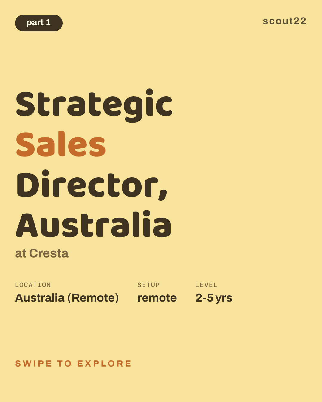Strategic Sales Director, Australia at Cresta