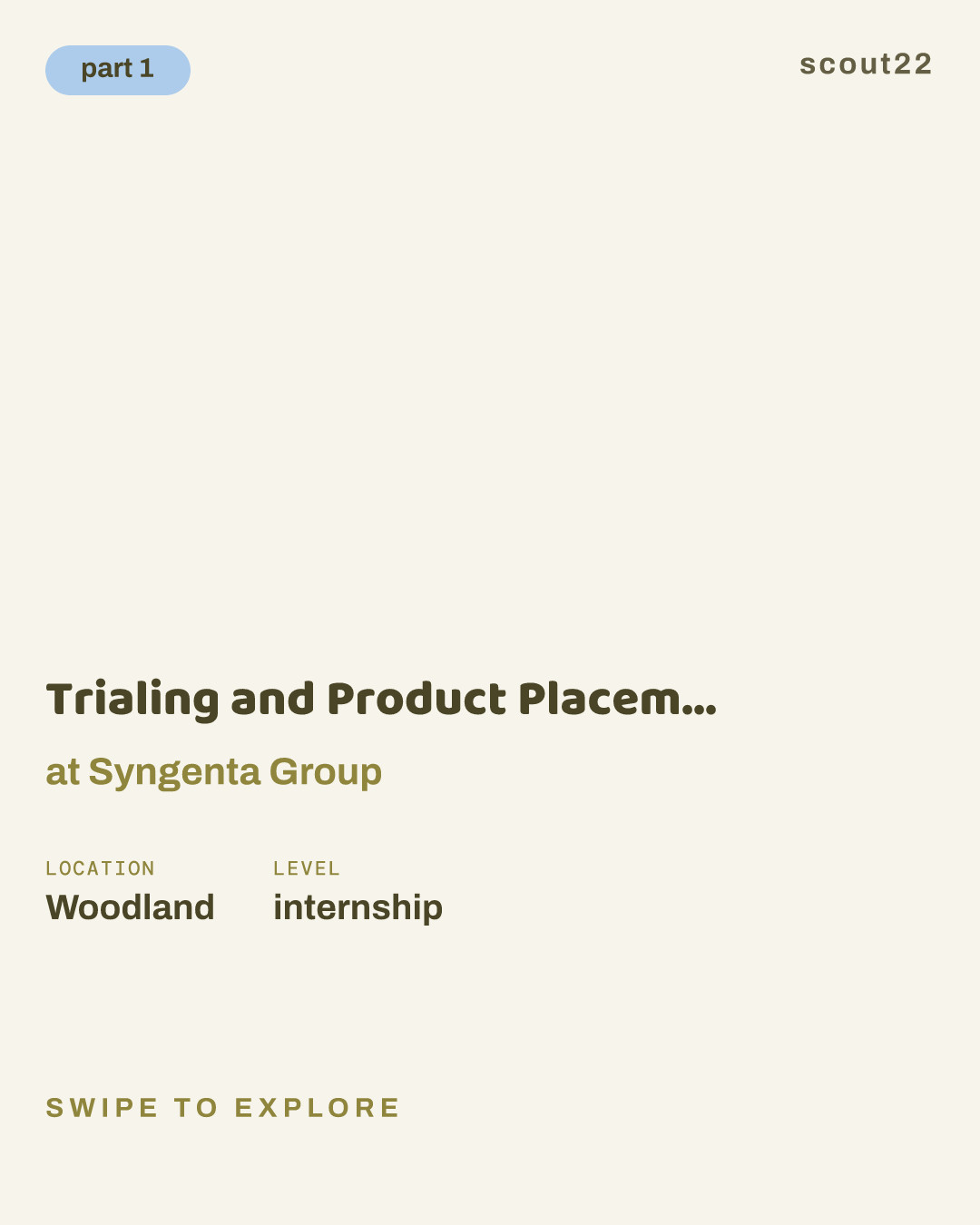 Trialing and Product Placement Intern at Syngenta Group