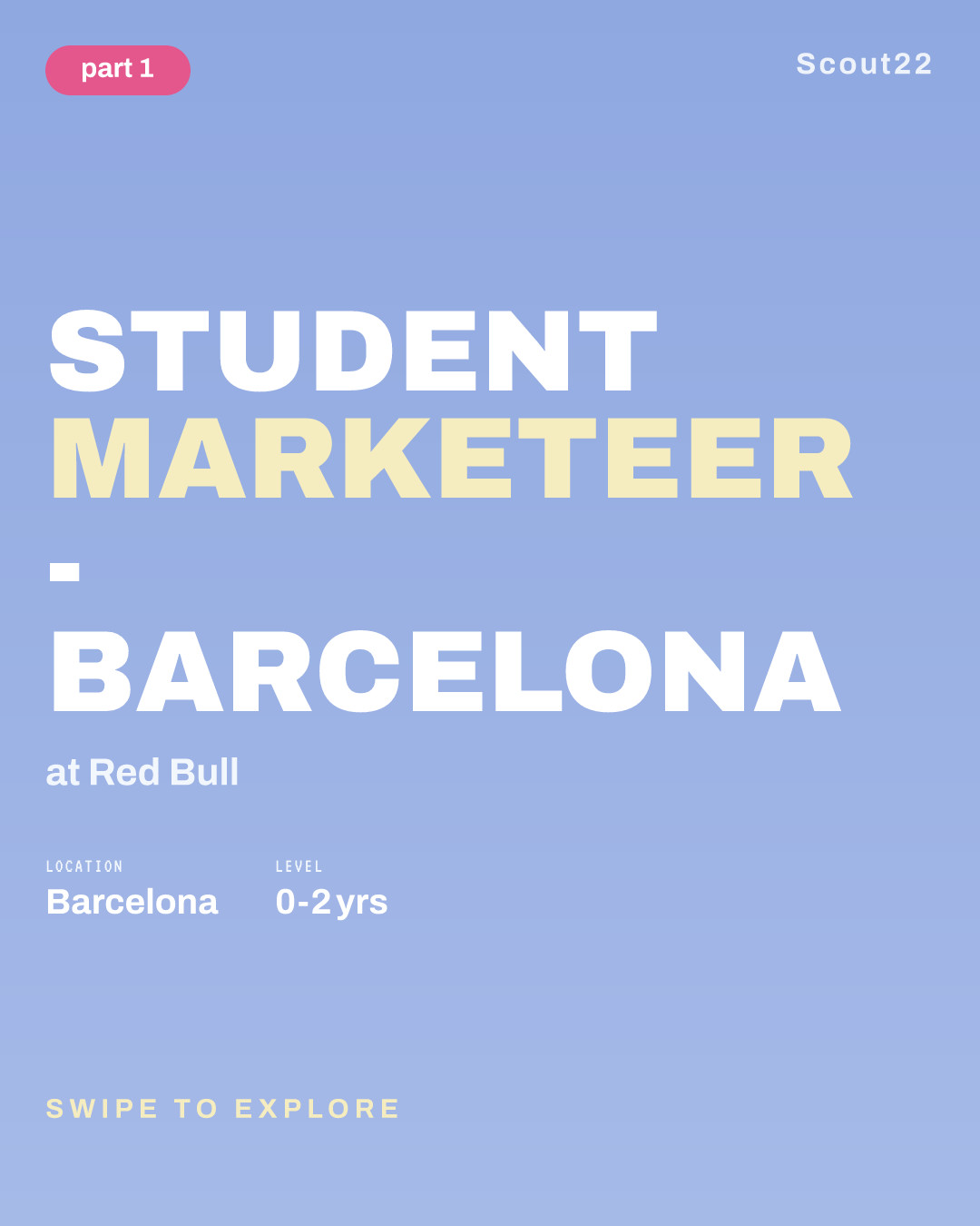 Student Marketeer - BARCELONA at Red Bull