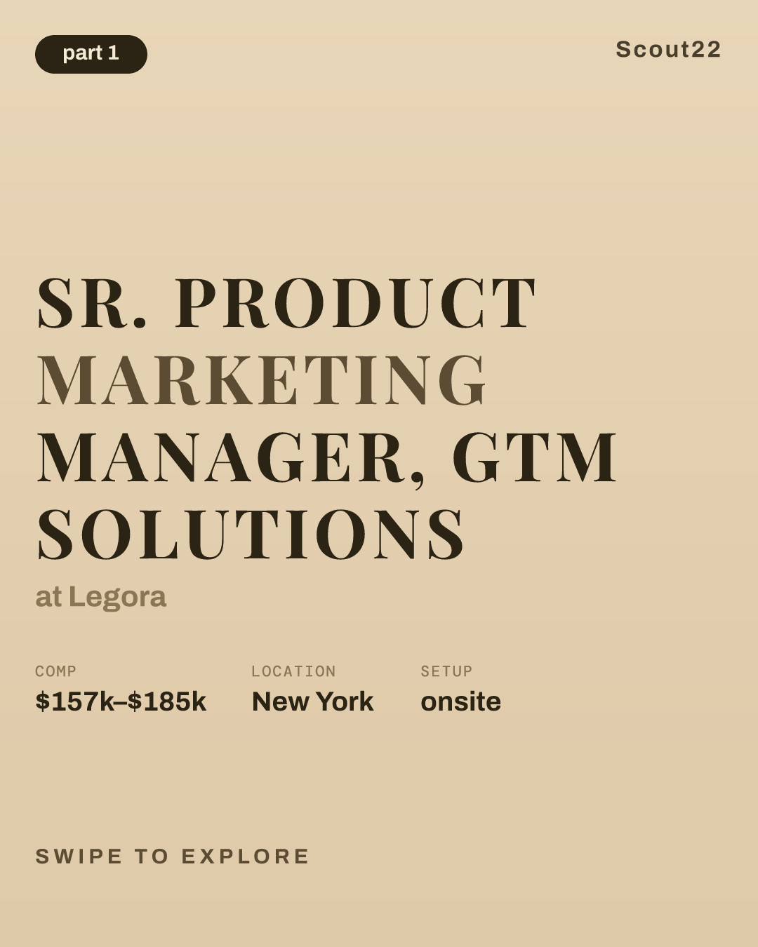 Sr. Product Marketing Manager, GTM Solutions at Legora