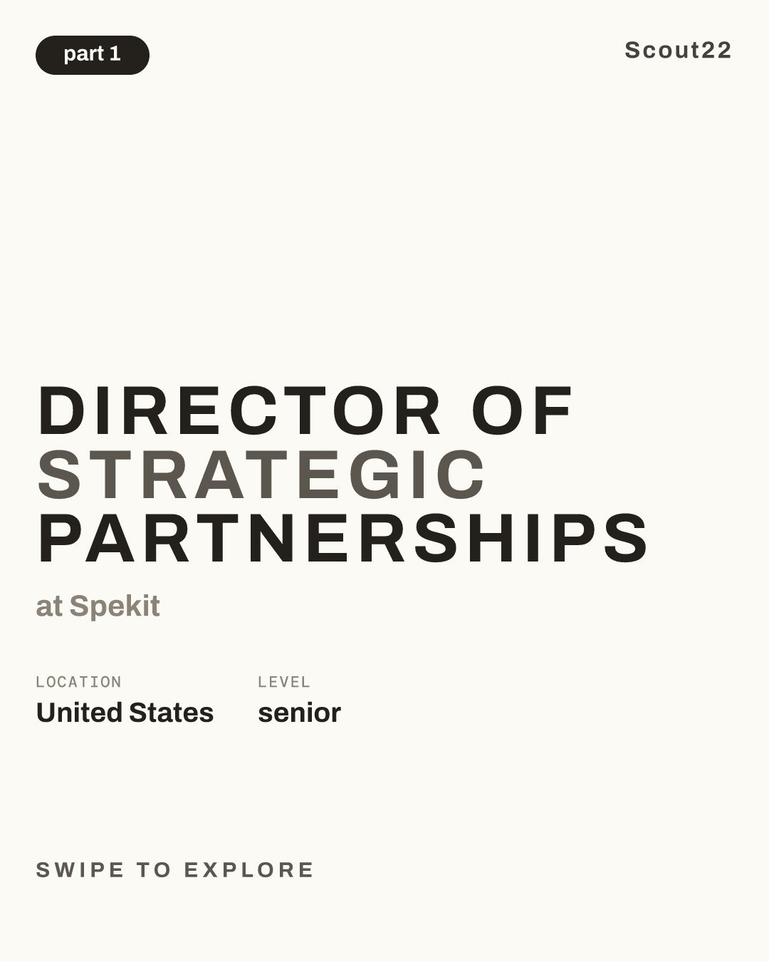 Director of Strategic Partnerships at Spekit