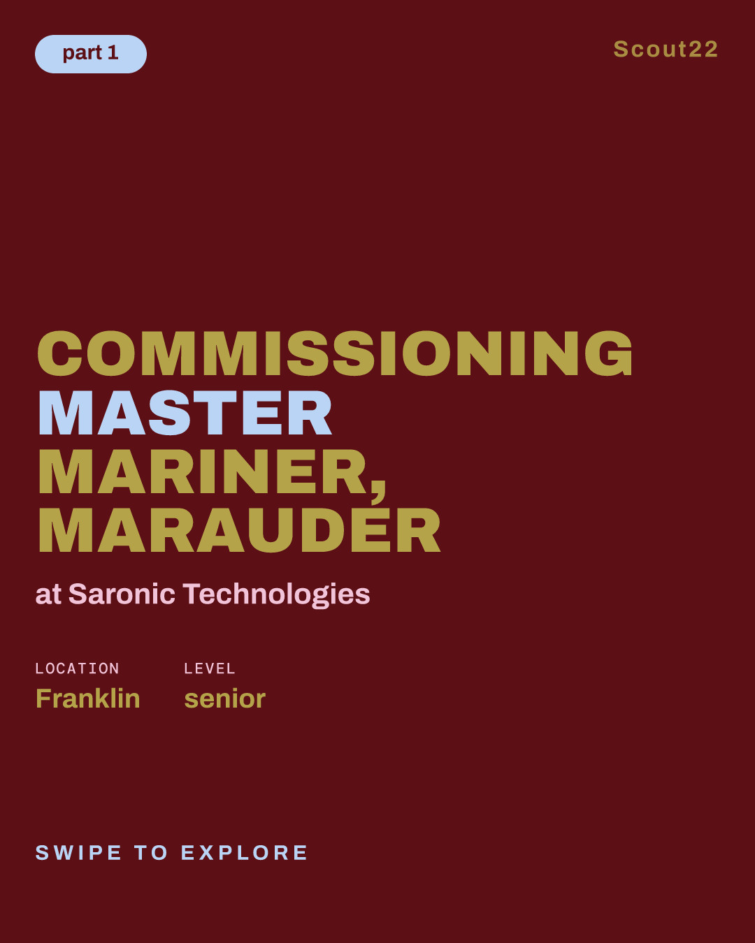 Commissioning Master Mariner, Marauder at Saronic Technologies