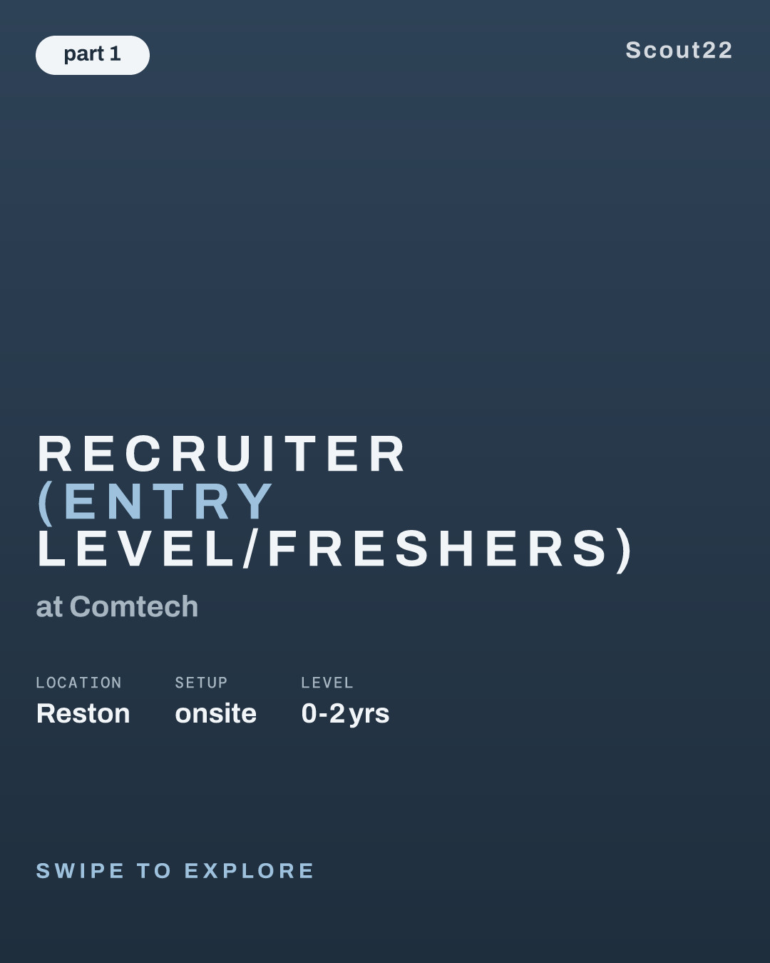 Recruiter (Entry Level/Freshers) at Comtech