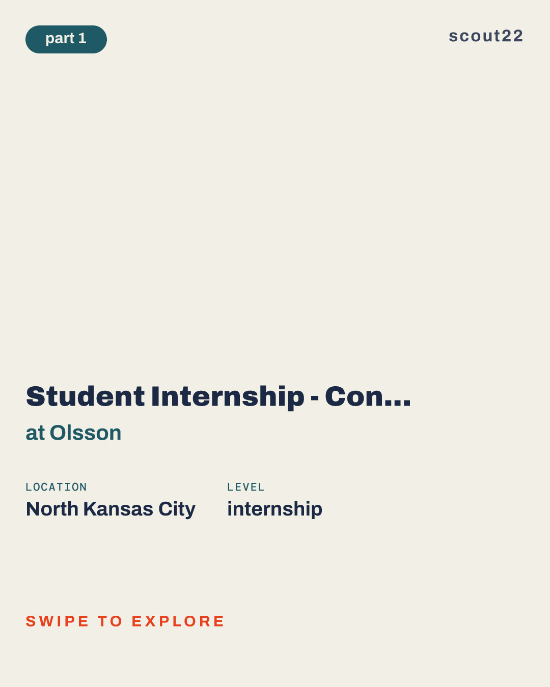 Student Internship - Construction Administration and Management at Olsson
