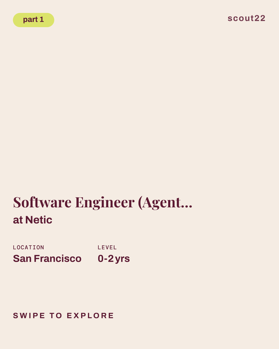 Software Engineer (Agent Platform) - New Grad - 2026-2027 at Netic