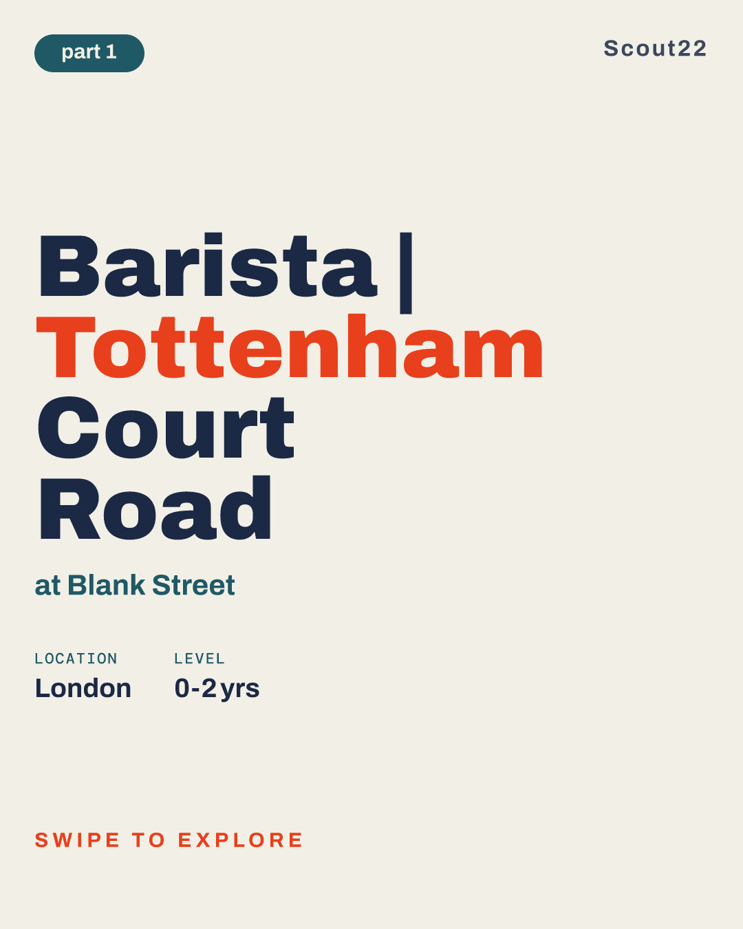 Barista | Tottenham Court Road at Blank Street